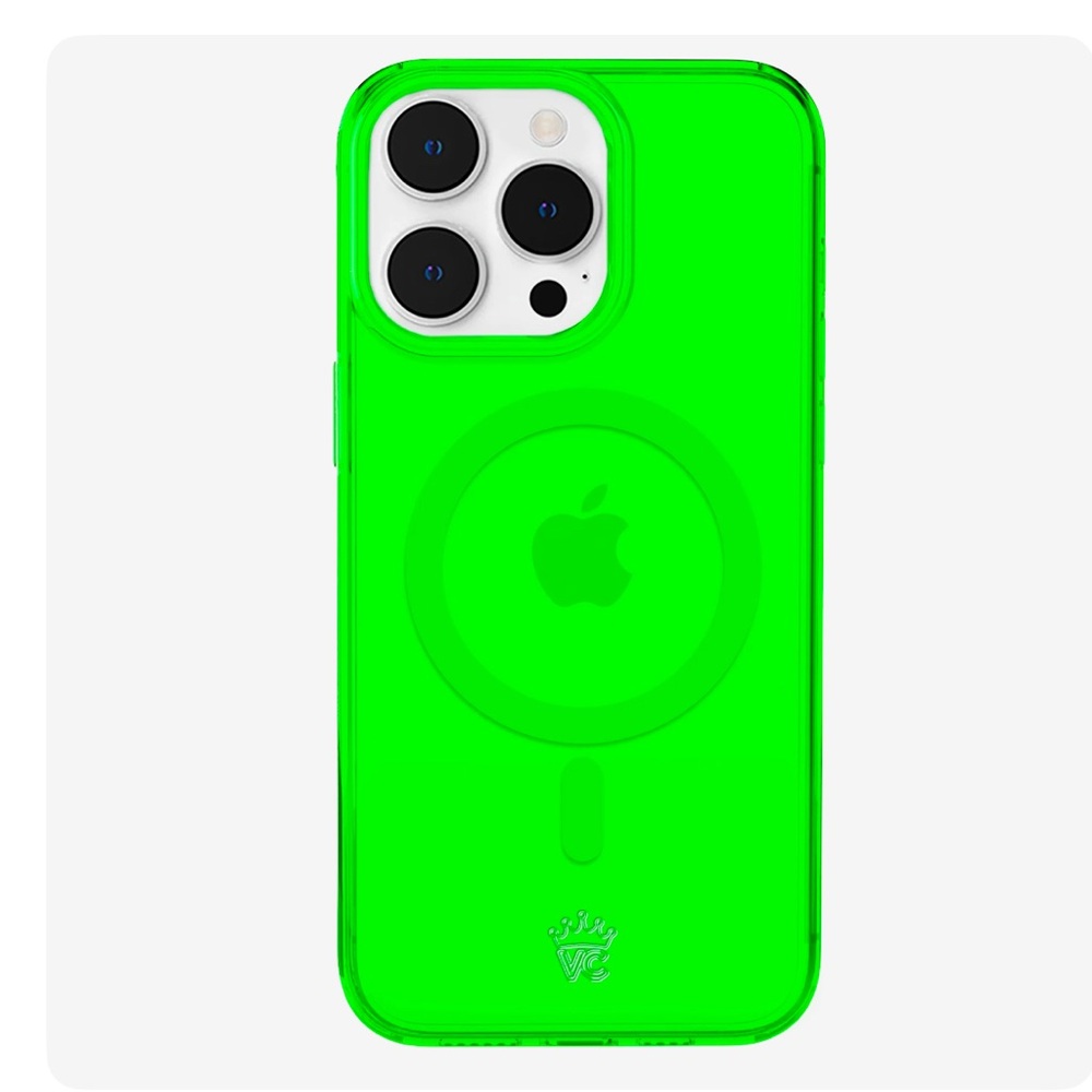 Velvet Caviar Neon Green iPhone 13 Pro case